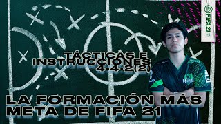 LA FORMACIÓN MAS META DEL FIFA21 l TÁCTICAS 442 FIFA21 + GAMEPLAY