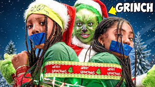 THE GRINCH COMING 😱 | LANI LOVE FT. @lil_raspberrry \u0026 @JoJoSoSMOOTH 🎶 (VLOGMAS) 🎄🎅🏽