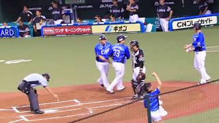 2018.8/1 西武-ソフトバンク　1回裏　33山川の2試合連続28号先制2ランホームラン