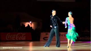 Cambrils 2012 - European Championship Latin - solo Rumba - Marius-Andrei Balan \u0026 Nina Bezzubova