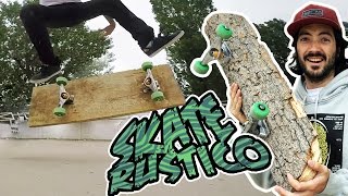 SKATE rustico / DIY skate de madera