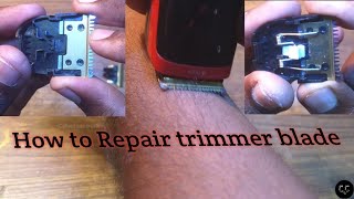 How to repair trimmer blade - repair Nova NHT-1087