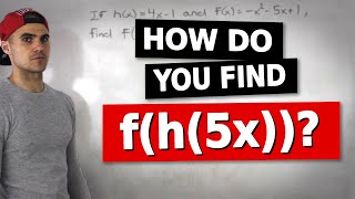 MCR3U - Functions Test 2 Thinking Question 3 - Function Notation Question