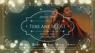 Tere Ane Se Full Drama OST (LYRICS) Shany Haider, Nida Hussain | Takniyan Song #hbwrites #tereanese