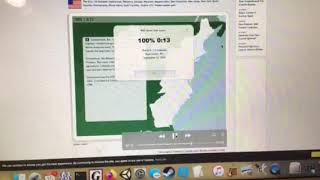 The U.S.: 13 Colonies - Map Quiz Game Any% Speedrun