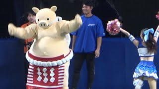 チアドラに負けじとダンスを踊るぶーちゃんを見て笑いが止まらない堂上剛裕（笑） (2023/08/29)