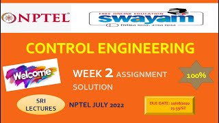 🔥💥WEEK 1💥🔥100%💥 CONTROL ENGINEERING ASSIGNMENT SOLUTION 💥