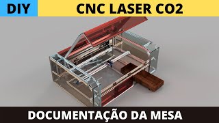 02º  |  CNC LASER CO2 DIY  |  DOCUMENTAÇÃO DA MESA