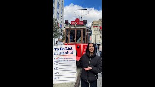 Take the nostalgic tram along Istiklal Avenue ✅ | To Do List in Istanbul - Episode 6