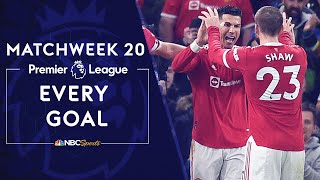 Every Premier League goal from Matchweek 20 (2021-22) | Premier League | NBC Sports