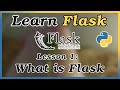 What is Flask - Flask Tutorial (Part 1)