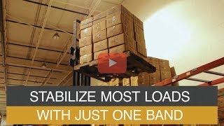 Unloading a Container with Pallet Bands