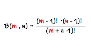 BETA FUNCTION | example 2 | alternative form