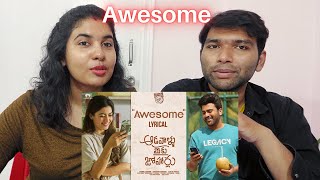 Awesome Song Reaction | Aadavallu Meeku Joharlu | Sharwanand, Rashmika Mandanna | Devi Sri Prasad