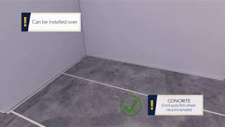 FirmFit® Suitable Subfloor