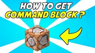 how to get command block easy || 💯working