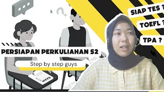 Persiapan perkuliahan S2 || Part I