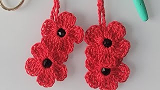 Quick and Easy dangling crochet earrings!