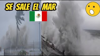 SE SALE EL MAR en Veracruz Norte y frente Frio Veracruz como Tsunami México 2025