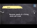 Reverse Vowels of a String | Leetcode 345 | Java | Two-pointer technique