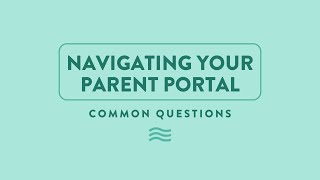 CRWC: Navigating Your Parent Portal