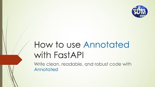 How to use Annotated with FastAPI (Python | Typing | API | Web Development)