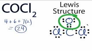 COCl2 Lewis Structure - How to Draw the Lewis Structure for COCl2