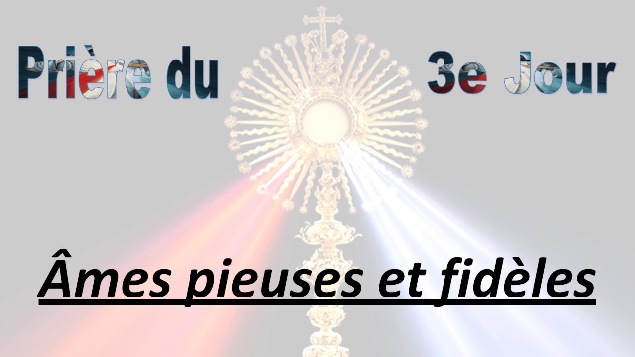 Neuvaine De La Misericorde Divine 3E JOUR DIMANCHE DE PAQUES - YouTube