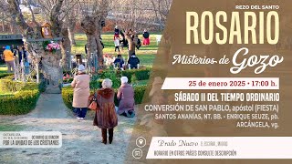 SANTO ROSARIO MEDITADO de hoy Sábado (Misterios Gozosos) en DIRECTO desde PRADO NUEVO a las 17:00 h.