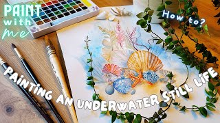 ✨Simple Hacks for Beginners: How to Paint an Underwater Still Life