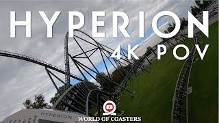 Hyperion - Front Row 4k On ride POV (Energylandia)