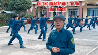 Một ngày đi quay phóng sự cho Truyền Hình QPVN, cuối ngày tập 8 thế võ Khương Dừa xém xỉu
