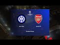 Inter Milan – Arsenal | UEFA Champions League 2024/2025 | eFootball