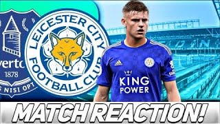 Disappointing Defeat! | Everton 2 Leicester 1 Foxes Fans Reaction