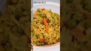 Patta Gobhi Matar ki Sabzi | Cabbage with Peas Recipe #shorts