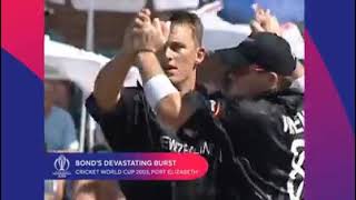 Shane Bond 6 wickets vs Australia 2003 World Cup