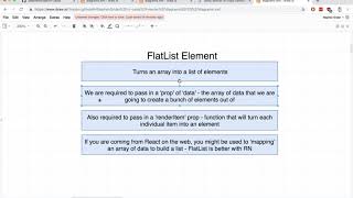 [React Native + Hooks] The FlatList Element
