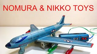 ブリキのおもちゃ NOMURA ＆ NIKKO TOYS  B47 STRATO-JET Antique Tin Toy 野村トーイ＆日光玩具 B-47 ストラトジェット