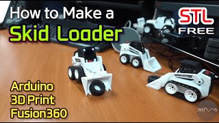 how to make a mini rc_ 3d printed skid loader mini rc 2