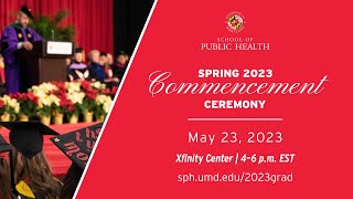 UMD School of Public Health 2023 Spring Commencement