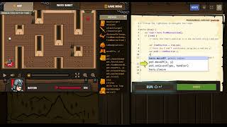 CodeCombat - White rabbit - JavaScript