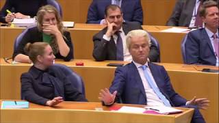 Hilarische Momenten uit de tweede kamer COMPILATIE  Geert Wilders, Mark Rutte en meer!