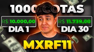 COMPREI 1000 COTAS DO MXRF11! QUANTO REALMENTE RENDEU?!