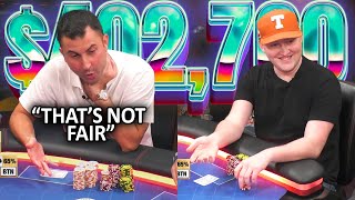 Ryan Feldman Is PISSED OFF After $200K Open Jam Preflop @HustlerCasinoLive