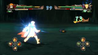 Naruto Shippuden UNSR Pain vs naruto