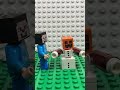 Steve and the Snow Golem ⛄️🎃 | Lego Minecraft Stop Motion Animation!!