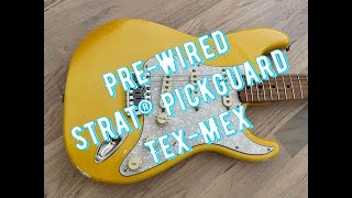 Pre-Wired Strat® Pickguard, Tex-Mex SSS - Fender Guitars (NO TALKING)