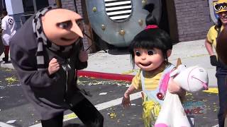 Despicable Me: Minion Mayhem dance party during grand opening at Universal Orlando
