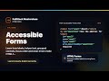 HTML Accessible Forms - HTML Forms Foundation | FullStack Masterclass HTML Course