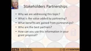 Developing Stakeholder Partnerships Internally and Externally for Successful Grants